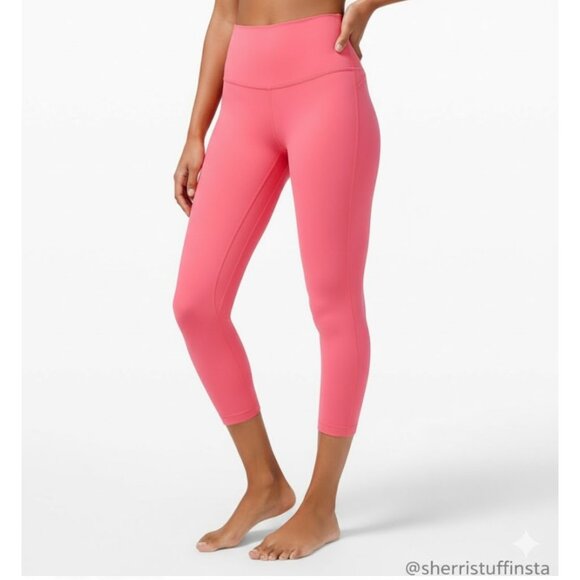 Lululemon Align Pant 25" High-Rise Guava Pink Activewear Yoga Leggings Size 8 - Picture 1 of 7